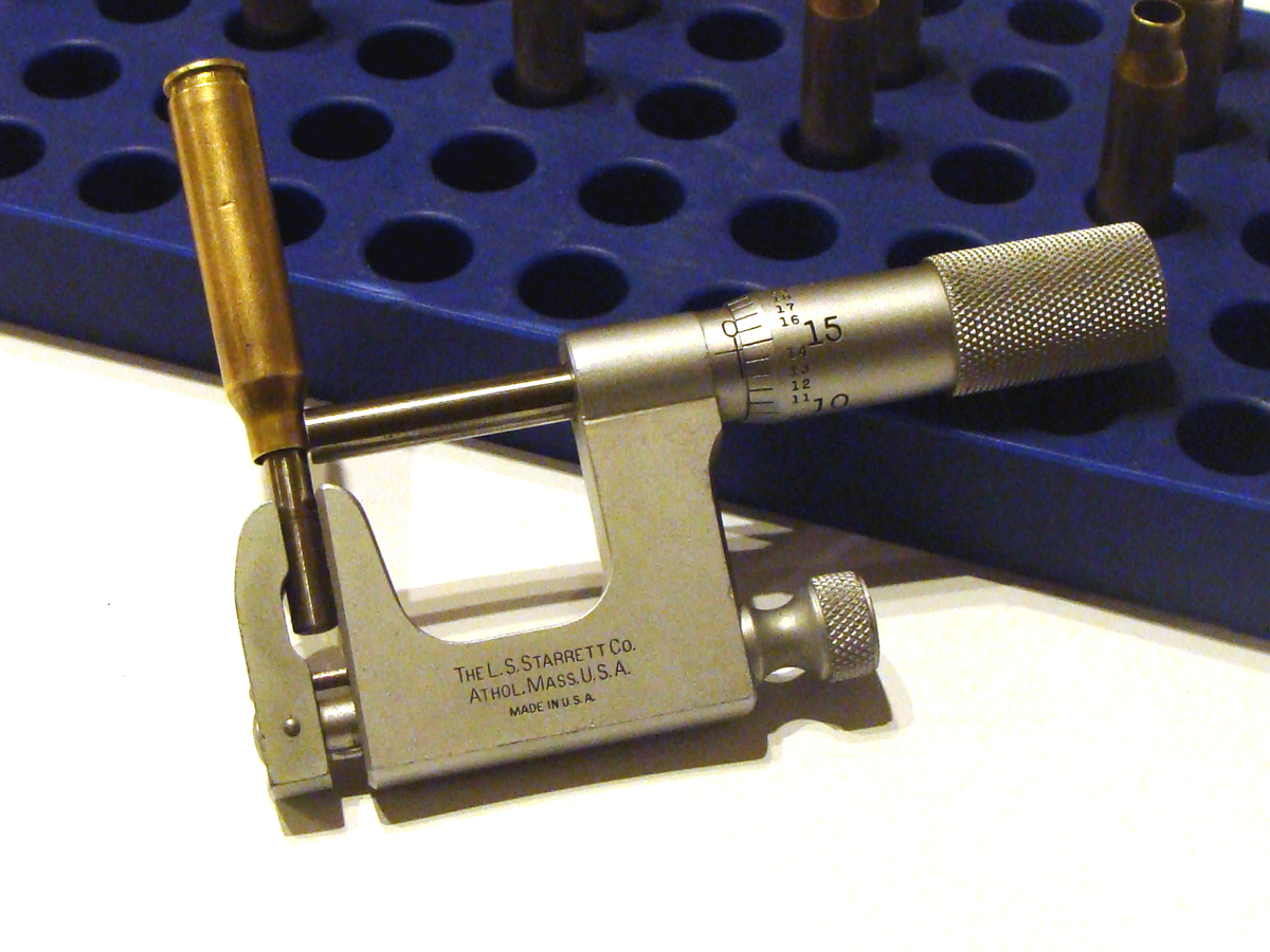 Measuring Case Wall Thickness Using a Tube Micrometer